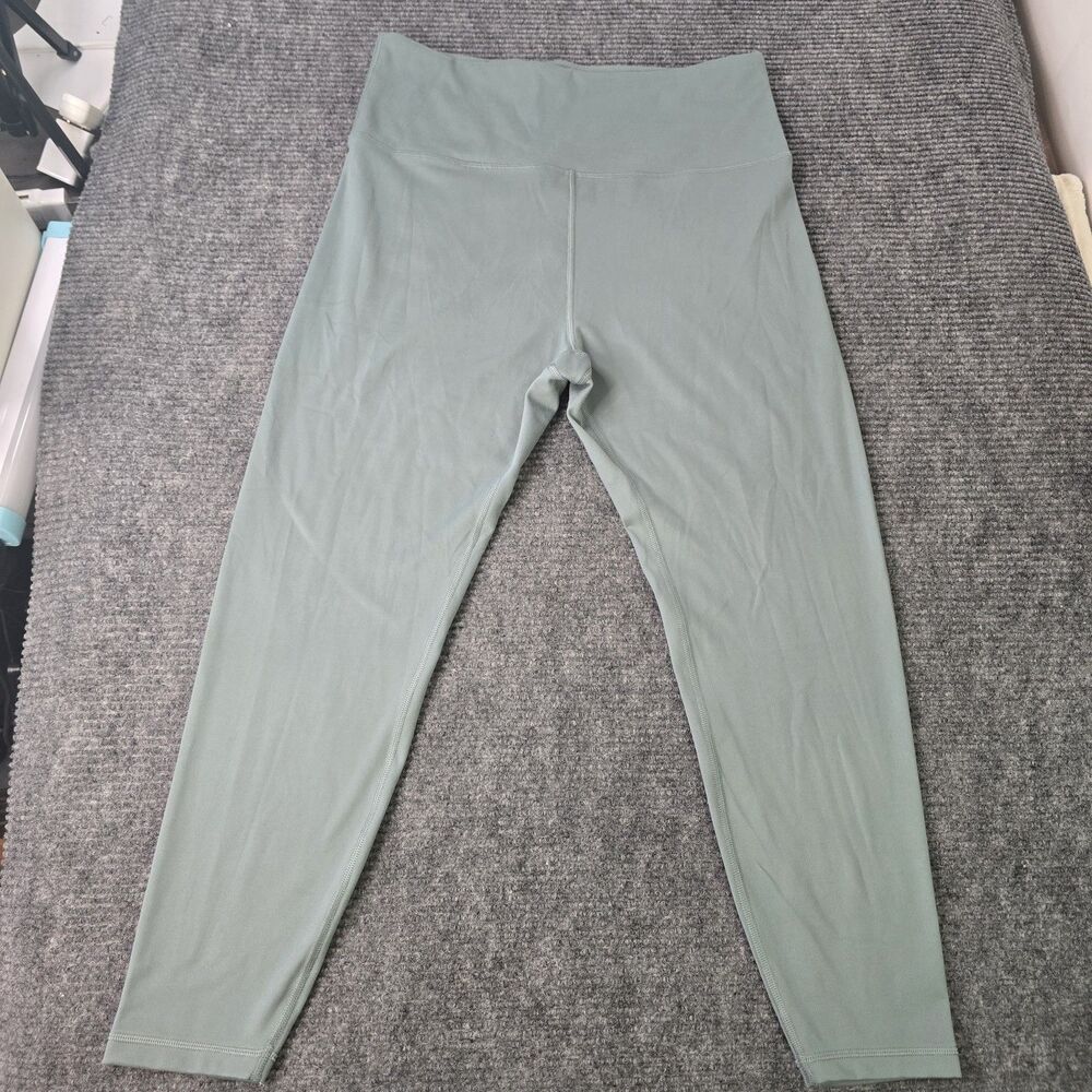 Victoria's Secret Sport Leggings Size 16 Teal  High Rise Activewear Comfort